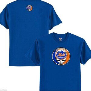Grateful Dead NY Mets parody Steal your Base Royal Citifield T-shirt NWT